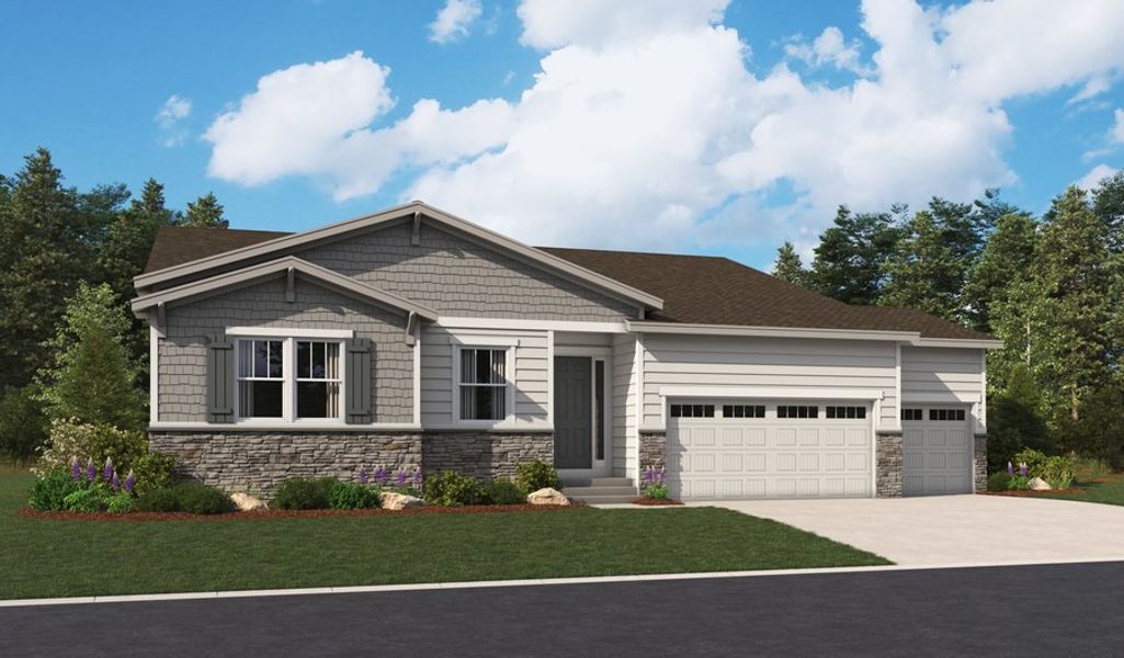 Delaney-R238-JacksonCreek Elevation A (3-car)