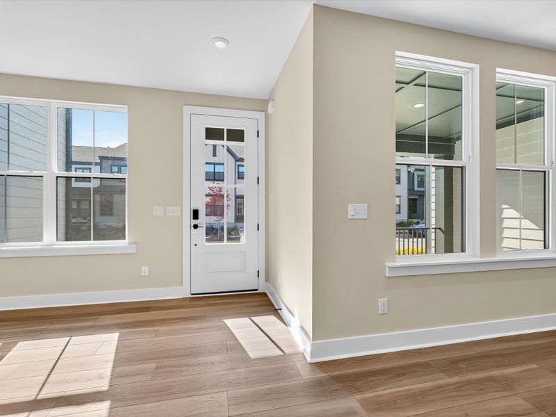 Spacious, unfurnished interior of a new home in Seven Oaks, Belmont (Image 11). Spacious, unfurnished interior of a new home in Seven Oaks, Belmont (Image 11).