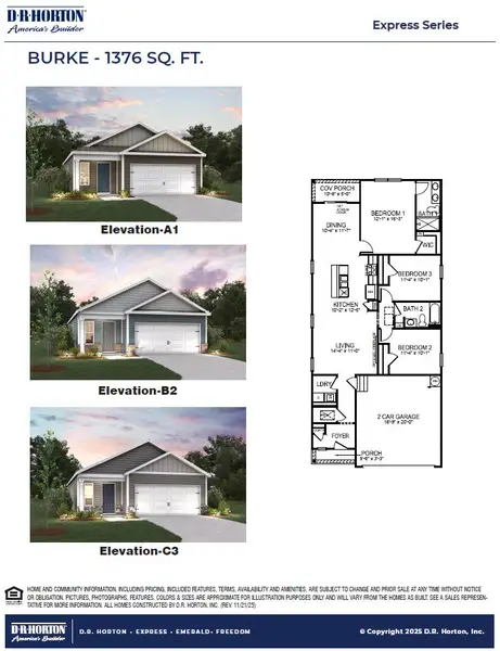 2D floor plan layout for the Burke by D.R. Horton in Chandler Pointe, Rural Hall, NC (Image 3). 2D floor plan layout for the Burke by D.R. Horton in Chandler Pointe, Rural Hall, NC (Image 3).