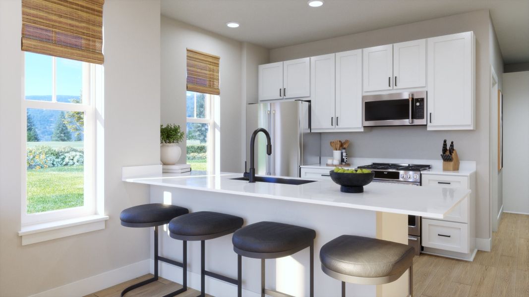 Representative furnished interior of a home built from the D by Trumark Homes in Erie Highlands, Erie (Image 6).