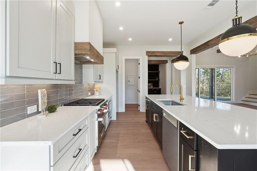 Furnished interior view inside a new home in , Rydal (Image 14).