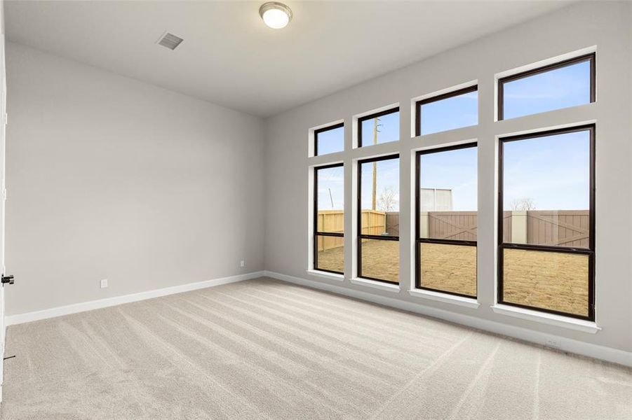 Wonderful Primary Bedroom with a Nice View and Natural Lighting on the First Floor with No Back Neighbors