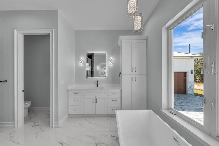 Furnished interior view inside a new home in , Punta Gorda (Image 10).