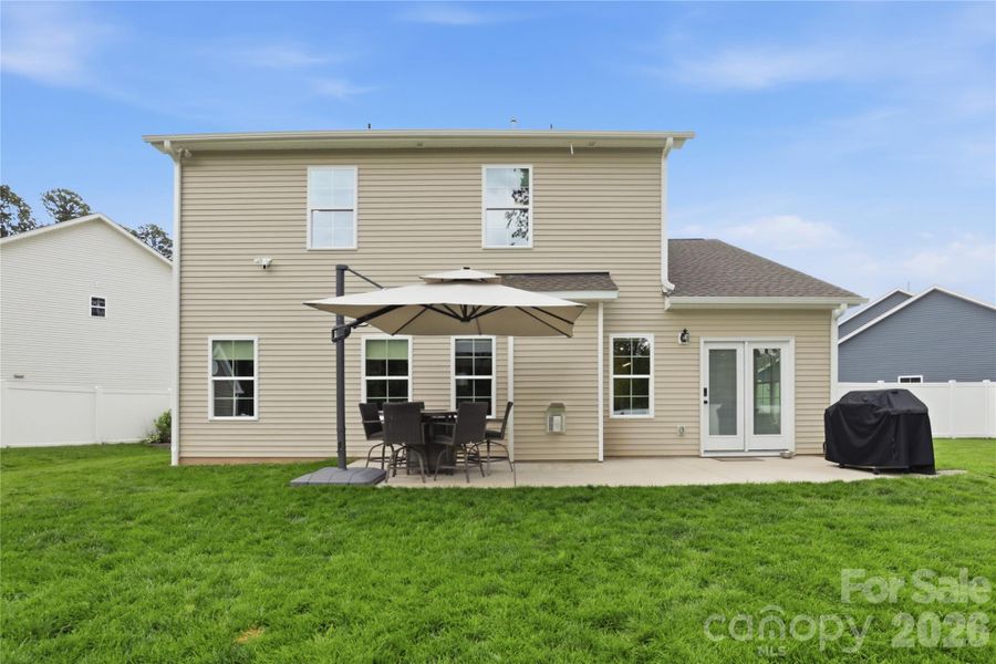 Exterior details and patio area of a home in , Advance (Image 29).