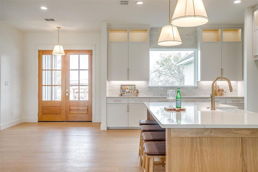 kitchen looking to front door kitchen looking to front door