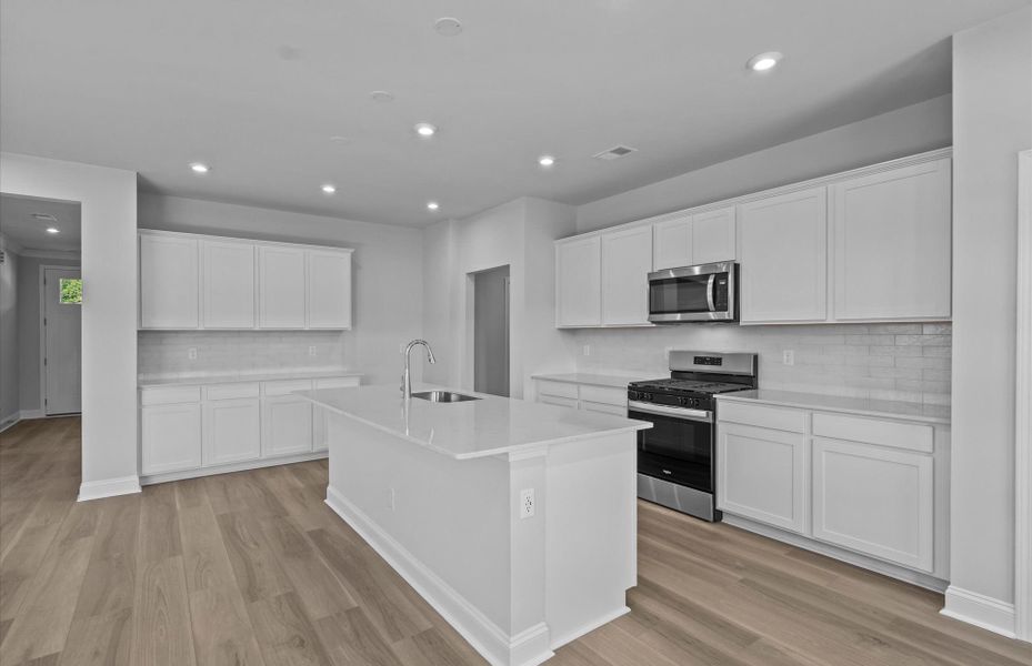 Furnished interior view inside a new home in Sweetwater Hills, Moore (Image 12).