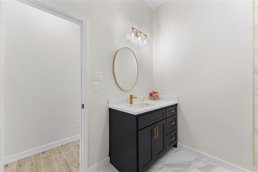 Furnished interior view inside a new home in , Dallas (Image 11).