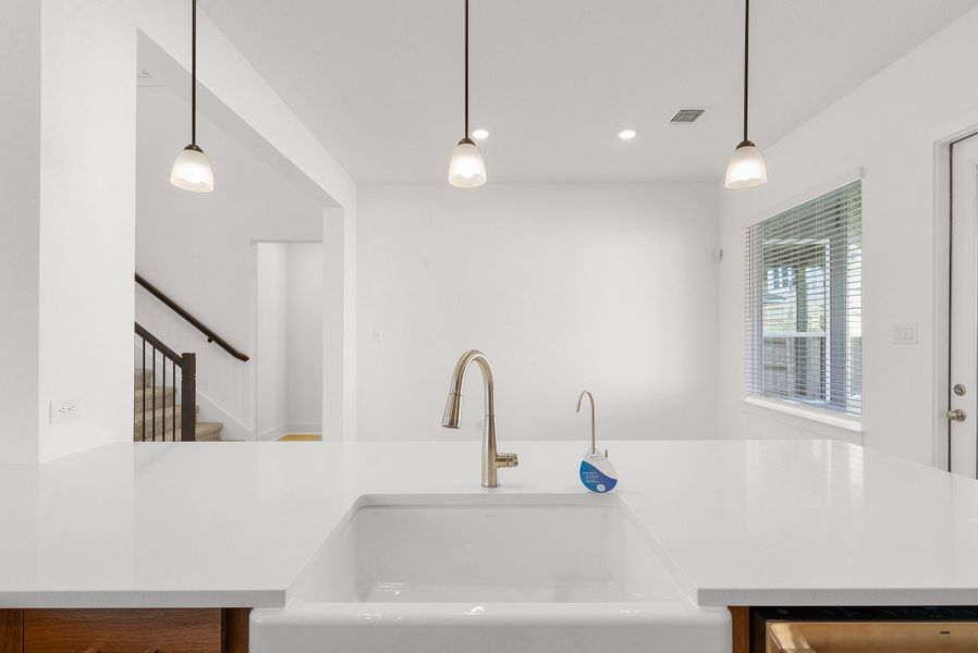 Close-up of interior finishes inside a home in The Grove at Blackhawk, Pflugerville (Image 11). Close-up of interior finishes inside a home in The Grove at Blackhawk, Pflugerville (Image 11).