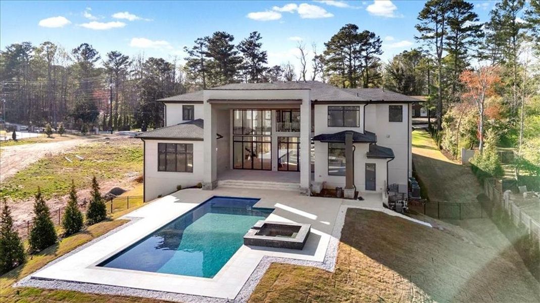 Exterior details and patio area of a home in , Marietta (Image 30).