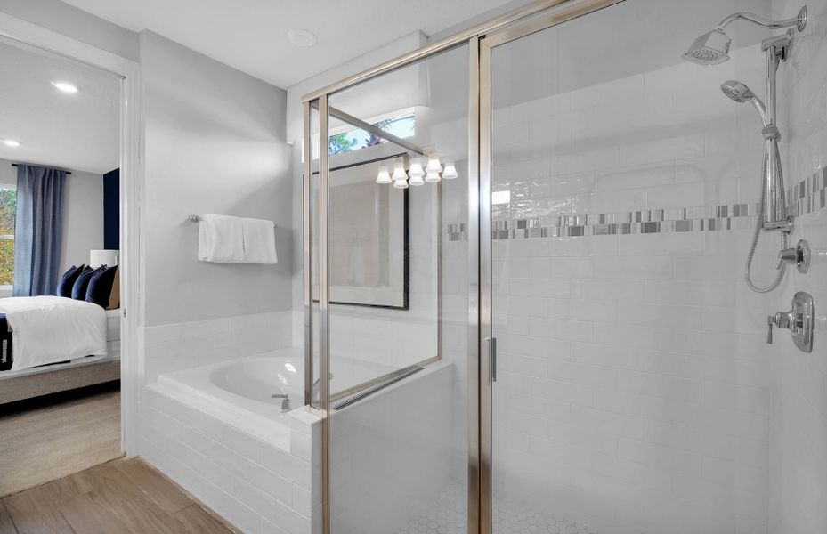 Furnished interior view inside a new home in Avondale at Avenir, Palm Beach Gardens (Image 11).