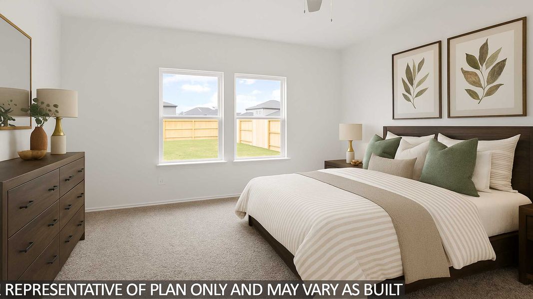 Furnished interior view inside a new home in Sunterra Lakes, Brookshire (Image 11).