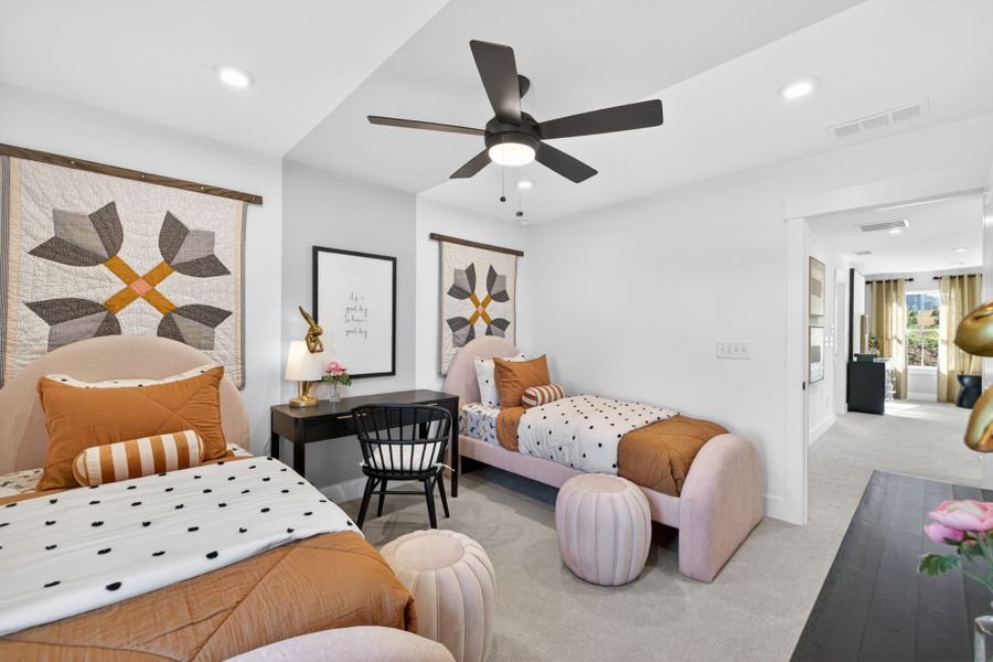 Representative furnished interior of a home built from the Riverton by Pulte Homes in Riversprings, Dacula (Image 8).