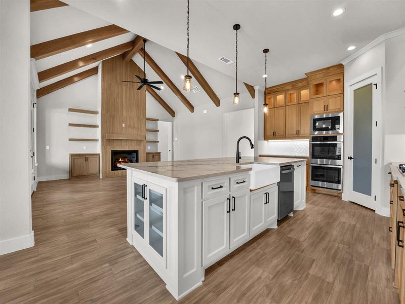 Furnished interior view inside a new home in , Weatherford (Image 17).