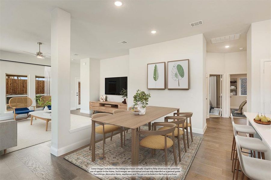 Furnished interior view inside a new home in Star Ranch, Godley (Image 15).