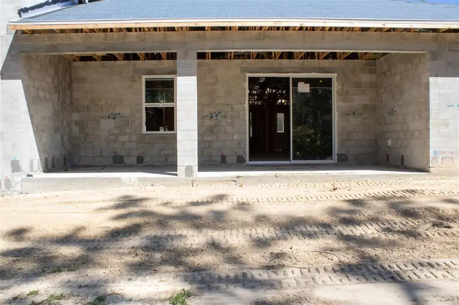 In-progress construction of a new home in Pine Ridge Estates, Beverly Hills, FL (Image 8).