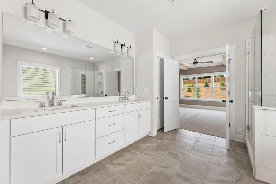 Furnished interior view inside a new home in Hillshire, Cumming (Image 8).