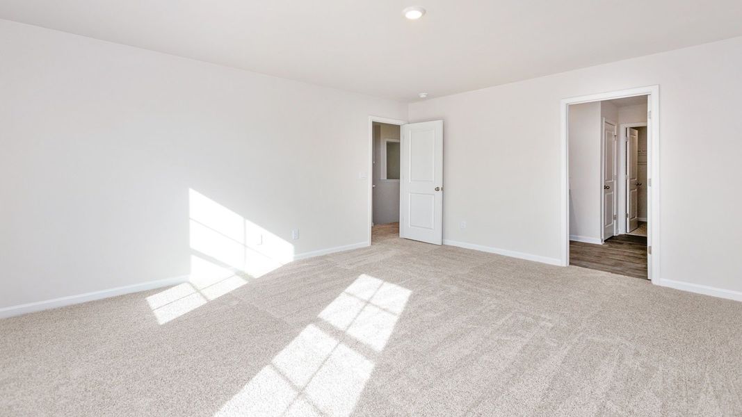 Spacious, unfurnished interior of a new home in Hudson Glen, Mocksville (Image 18). Spacious, unfurnished interior of a new home in Hudson Glen, Mocksville (Image 18).