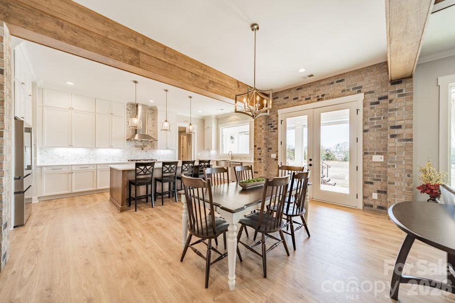 Furnished interior view inside a new home in , Clover (Image 12).