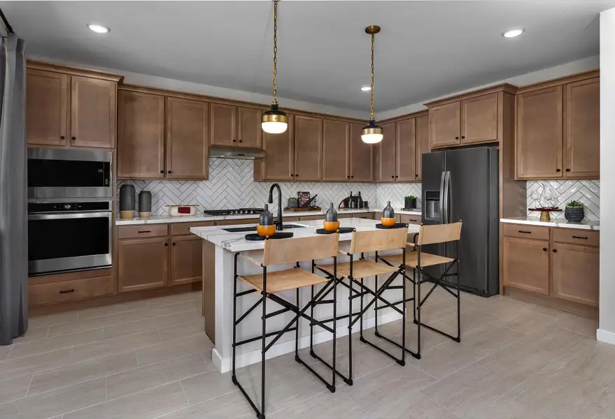 Representative furnished interior of a home built from the Antelope by Risewell Homes in Bentridge, Buckeye (Image 4).