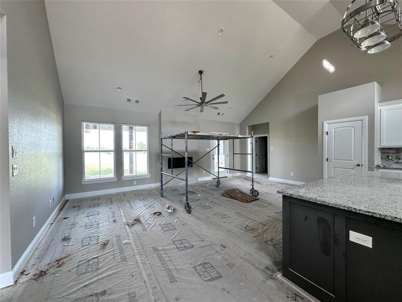 In-progress construction of a new home in , Paradise, TX (Image 18).