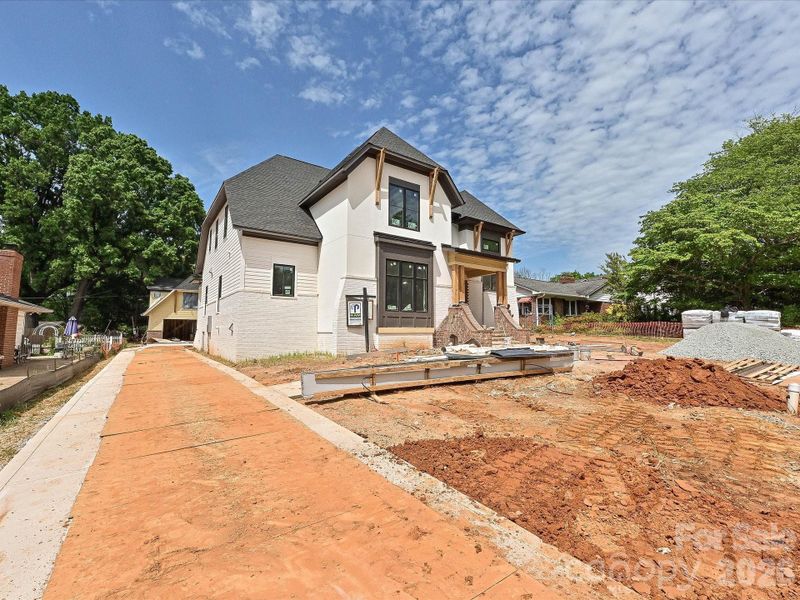 In-progress construction of a new home in , Charlotte, NC (Image 37).