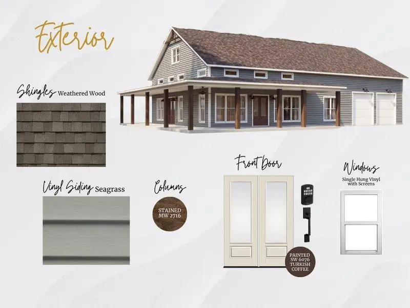 Sample of building materials used in homes in , Edisto Island (Image 4).