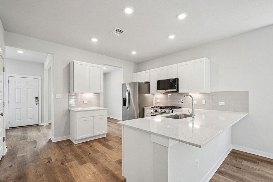 Furnished interior view inside a new home in Avery Centre, Round Rock (Image 17).