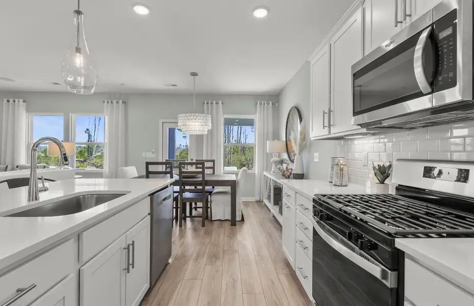 Furnished interior view inside a new home in Waterways, Richmond Hill (Image 11).