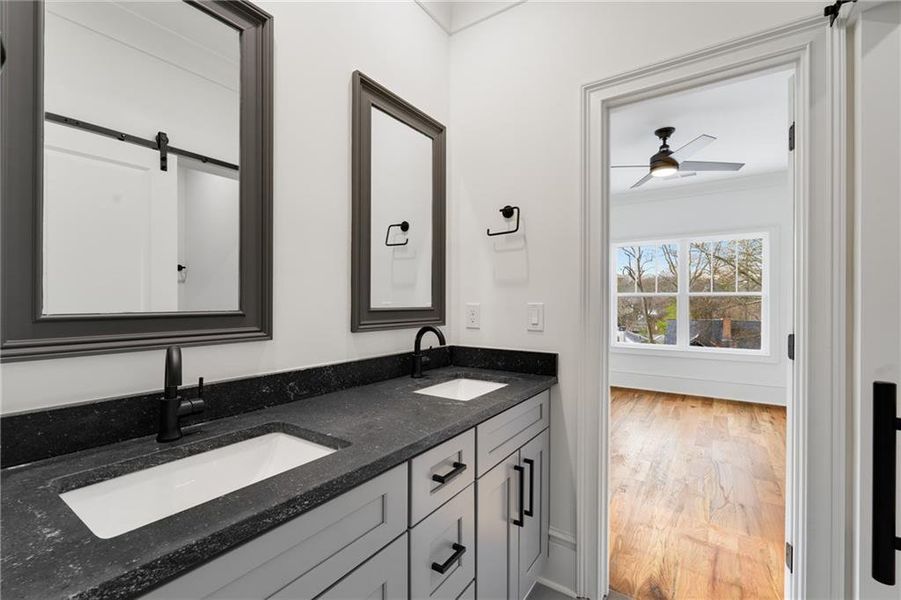 Furnished interior view inside a new home in , Atlanta (Image 18).