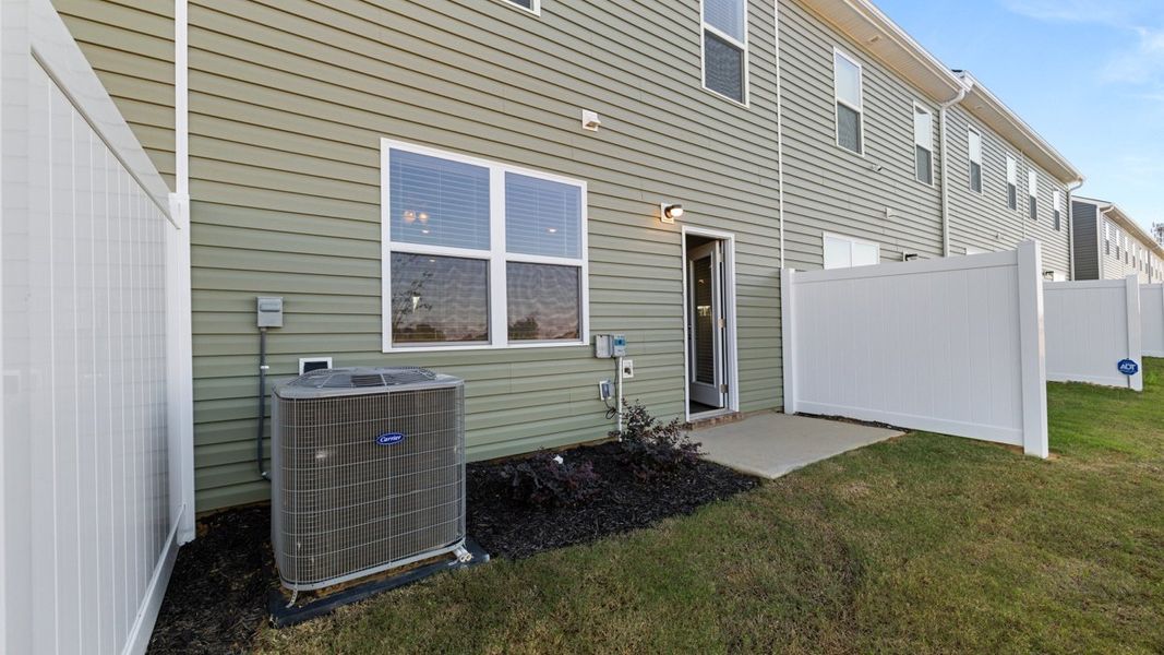 Exterior details and patio area of a home in Weatherstone, Grovetown (Image 19).