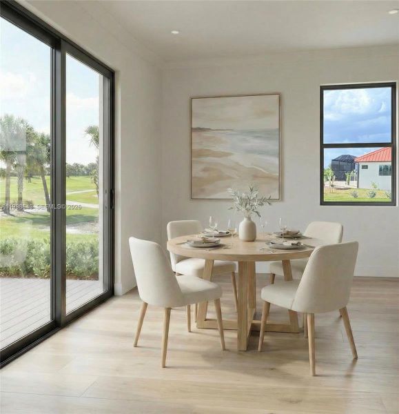 Furnished interior view inside a new home in , Punta Gorda (Image 3).