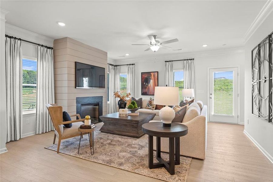 Furnished interior view inside a new home in Laurel Ridge, Rock Spring (Image 14).