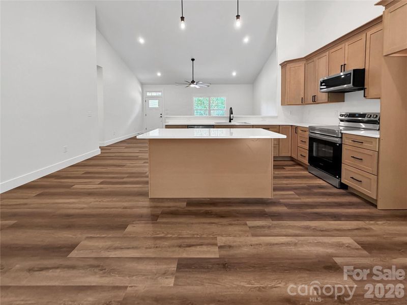 Furnished interior view inside a new home in , Forest City (Image 8).