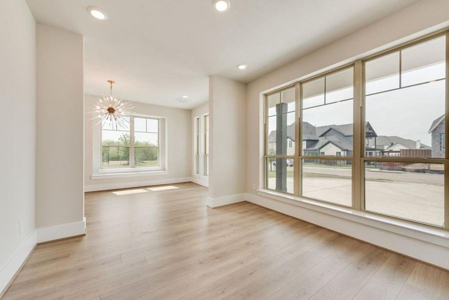 Spacious, unfurnished interior of a new home in Park Place, Prosper (Image 23). Spacious, unfurnished interior of a new home in Park Place, Prosper (Image 23).