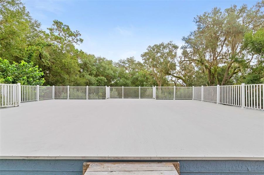 Exterior details and patio area of a home in , Brooksville (Image 34).