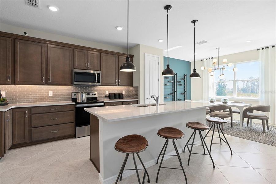 Furnished interior view inside a new home in Tohoqua, Kissimmee (Image 16).