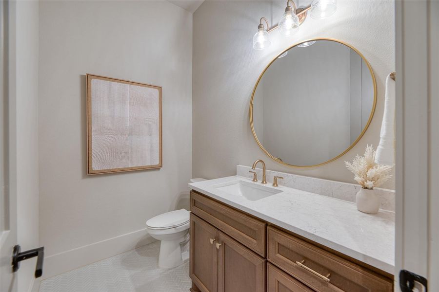 Stylish guest bath Stylish guest bath