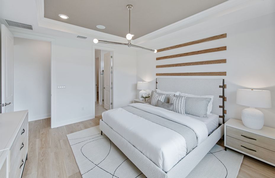 Furnished interior view inside a new home in Harbor Isle, Vero Beach (Image 12).