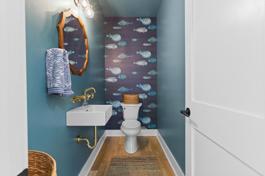 Furnished interior view inside a new home in , Charleston (Image 15).