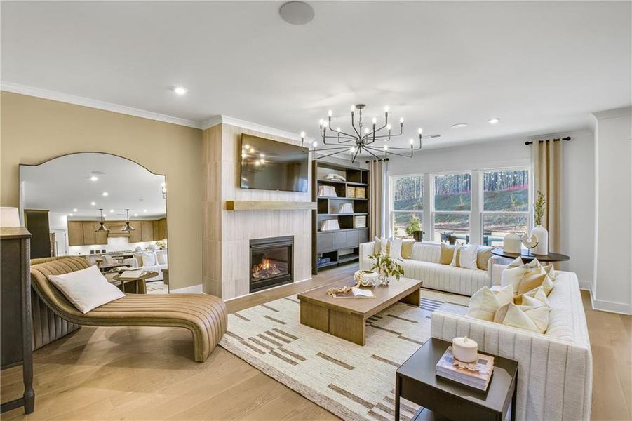 Furnished interior view inside a new home in Ashworth Estates, Powder Springs (Image 7).