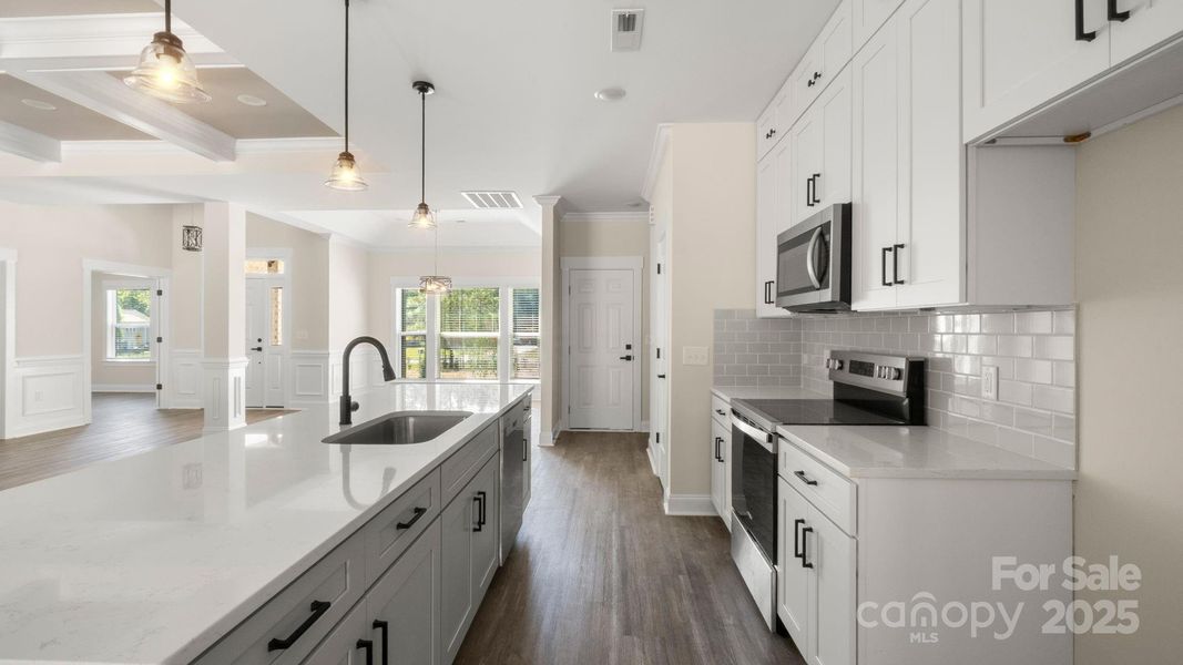 Furnished interior view inside a new home in , Indian Trail (Image 12). Furnished interior view inside a new home in , Indian Trail (Image 12).