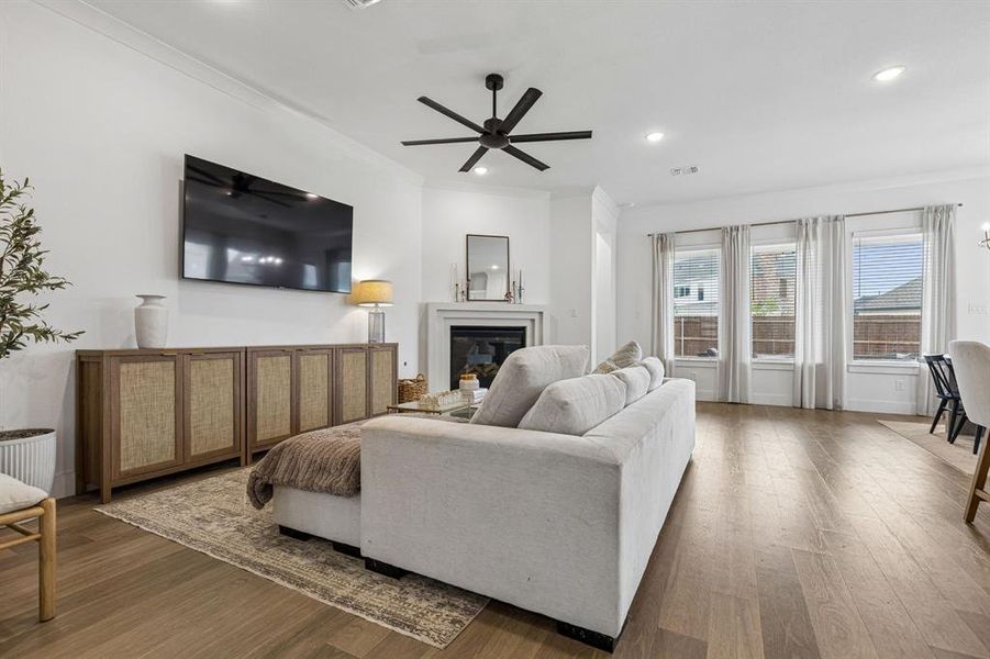 Furnished interior view inside a new home in , Aledo (Image 18).