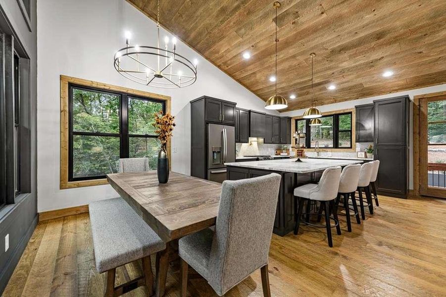 Furnished interior view inside a new home in , McCaysville (Image 56).