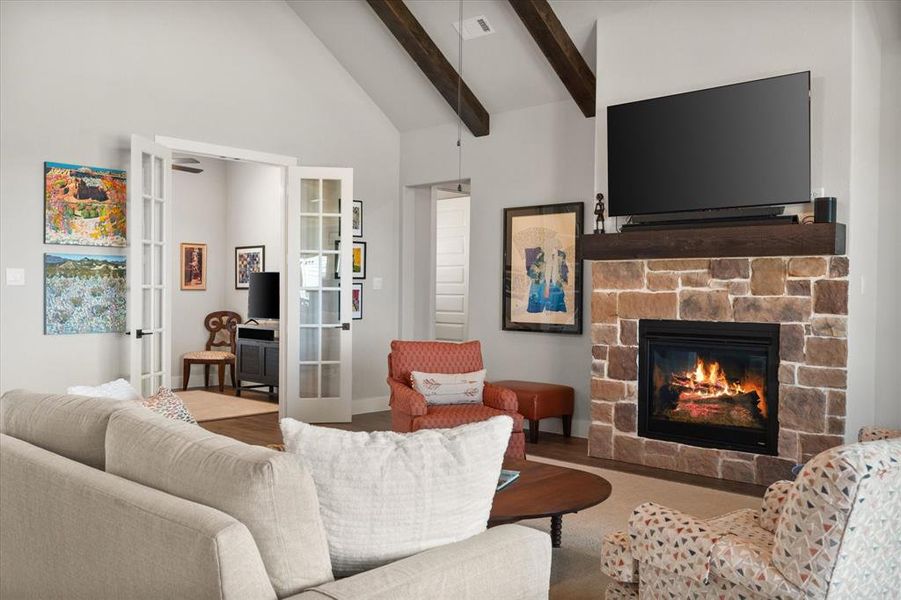 Furnished interior view inside a new home in , Fort Worth (Image 12). Furnished interior view inside a new home in , Fort Worth (Image 12).