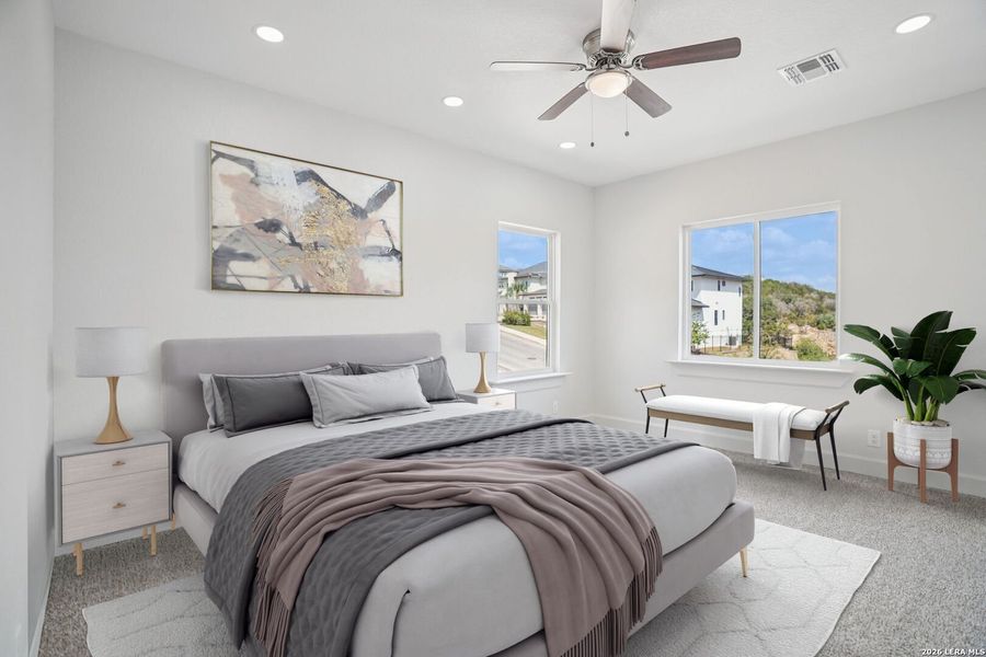 Furnished interior view inside a new home in , San Antonio (Image 10).