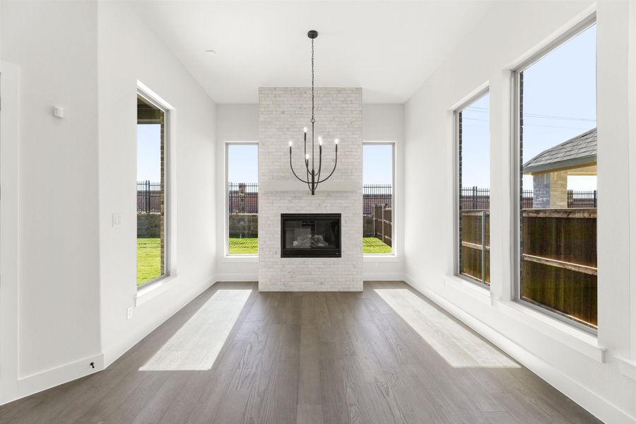 Representative unfurnished interior of a home built from the 5012 by Tradition Homes in Lakewood at Brookhollow – 60′ Lots, Prosper (Image 14).
