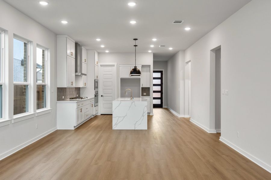 Furnished interior view inside a new home in Lariat, Liberty Hill (Image 14).