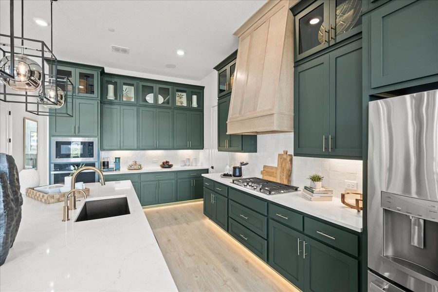 Furnished interior view inside a new home in Sweetwater, Austin (Image 38).