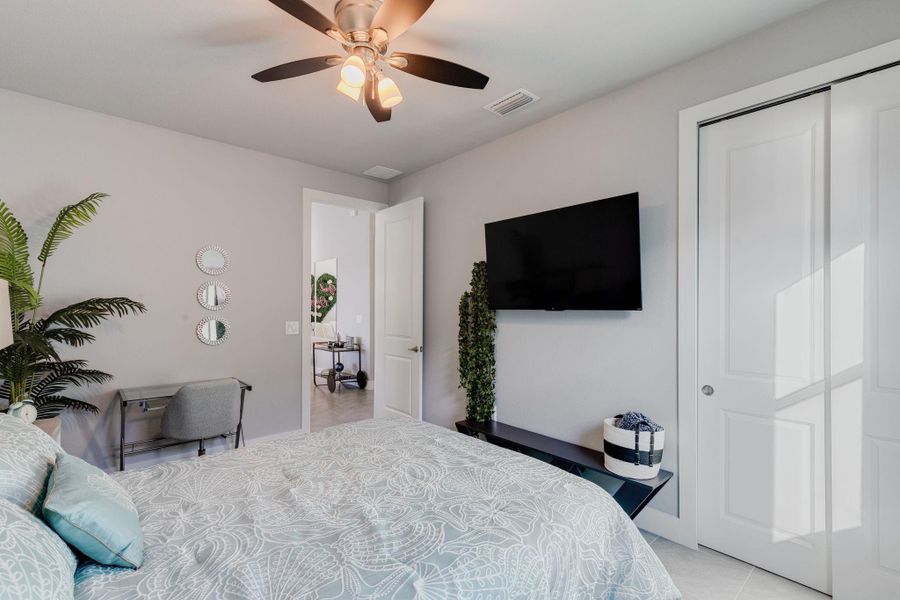 Furnished interior view inside a new home in , Cape Coral (Image 12). Furnished interior view inside a new home in , Cape Coral (Image 12).