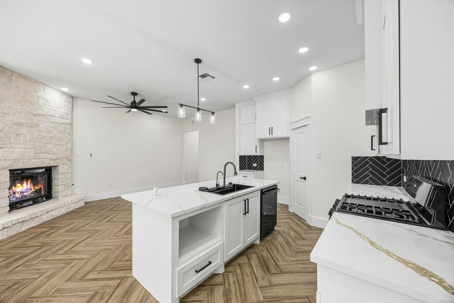 Furnished interior view inside a new home in , La Porte (Image 8).